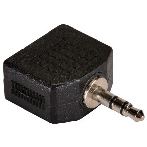 Main product image for 3.5mm Stereo Y Adapter 1 Plug To 2 Jacks 090-303